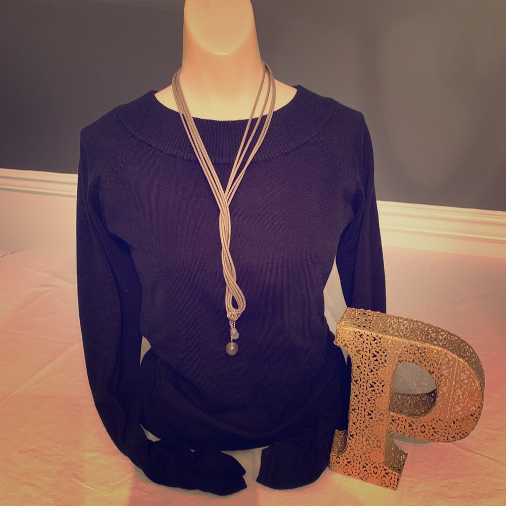 Long Gray Necklace
